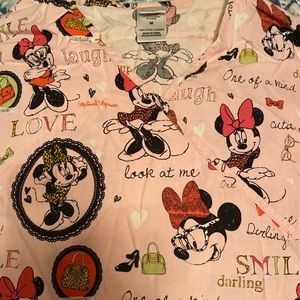 Minnie Mouse scrub top